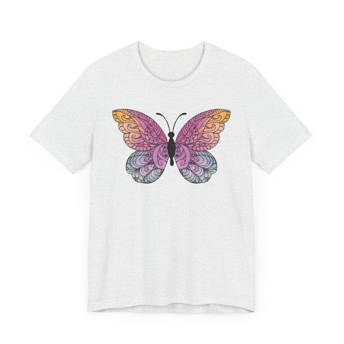 Mandala Butterfly Jersey Short Sleeve Tee