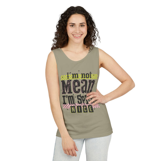 Spicy Nice Garment-Dyed Tank Top