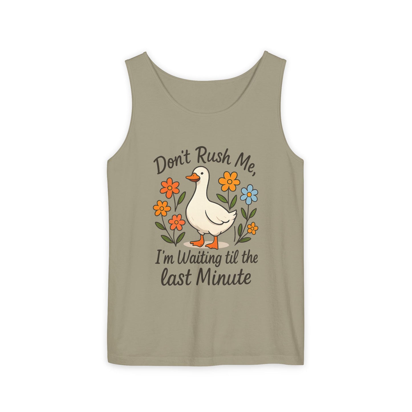 Dot Rush Me  Garment-Dyed Tank Top
