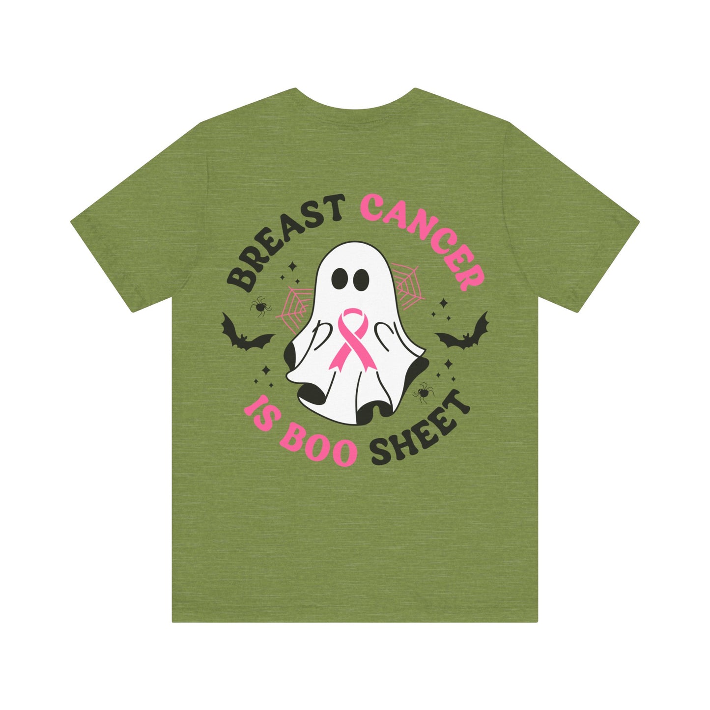 Breast  Cancer Is Boo Sheet Jersey Short Sleeve Tee