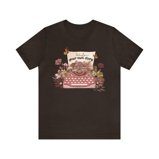 Write Your Own Story Jersey Short Sleeve Tee