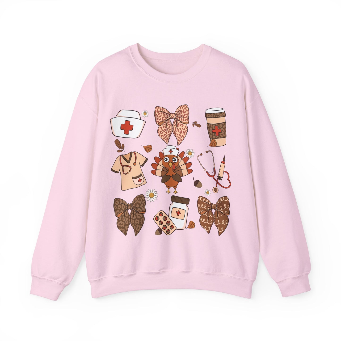 Nurse Turkey Heavy Blend™ Crewneck Sweatshirt