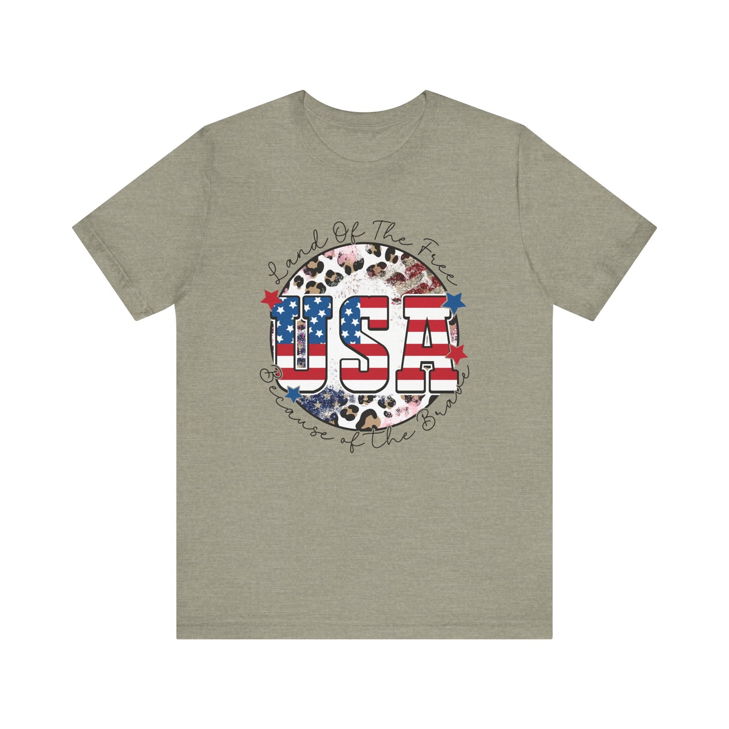Land Of The Free Jersey Short Sleeve Tee