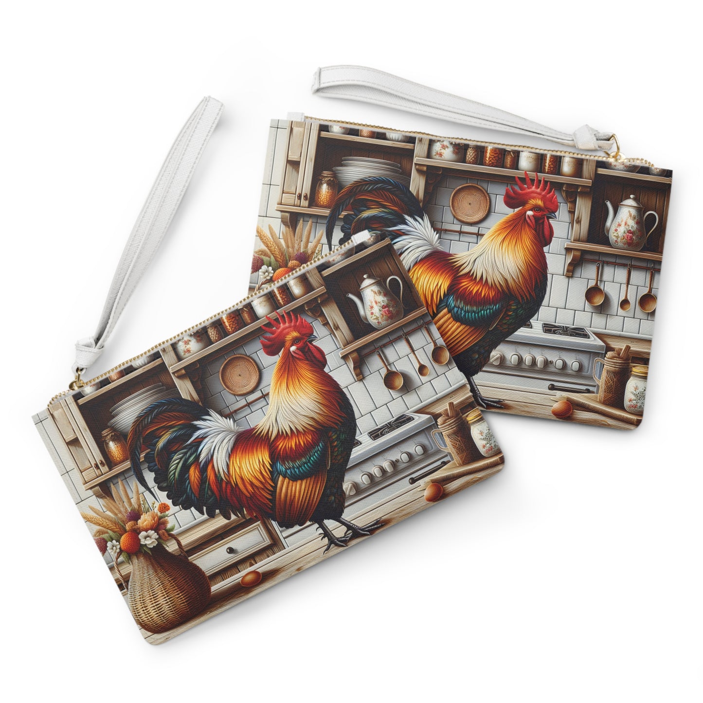 Rooster Clutch Bag