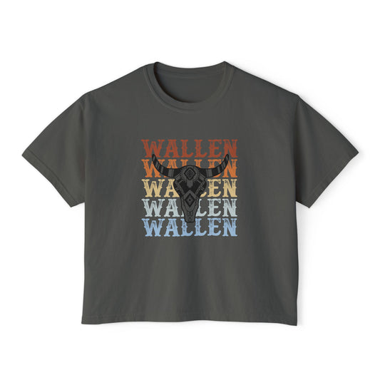 Wallen Stacked Women's Boxy Tee