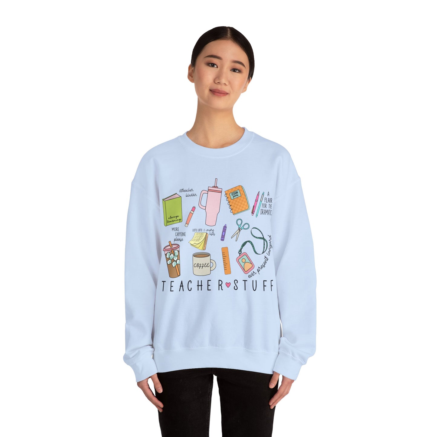 Teacher Stuff  Heavy Blend™ Crewneck Sweatshirt