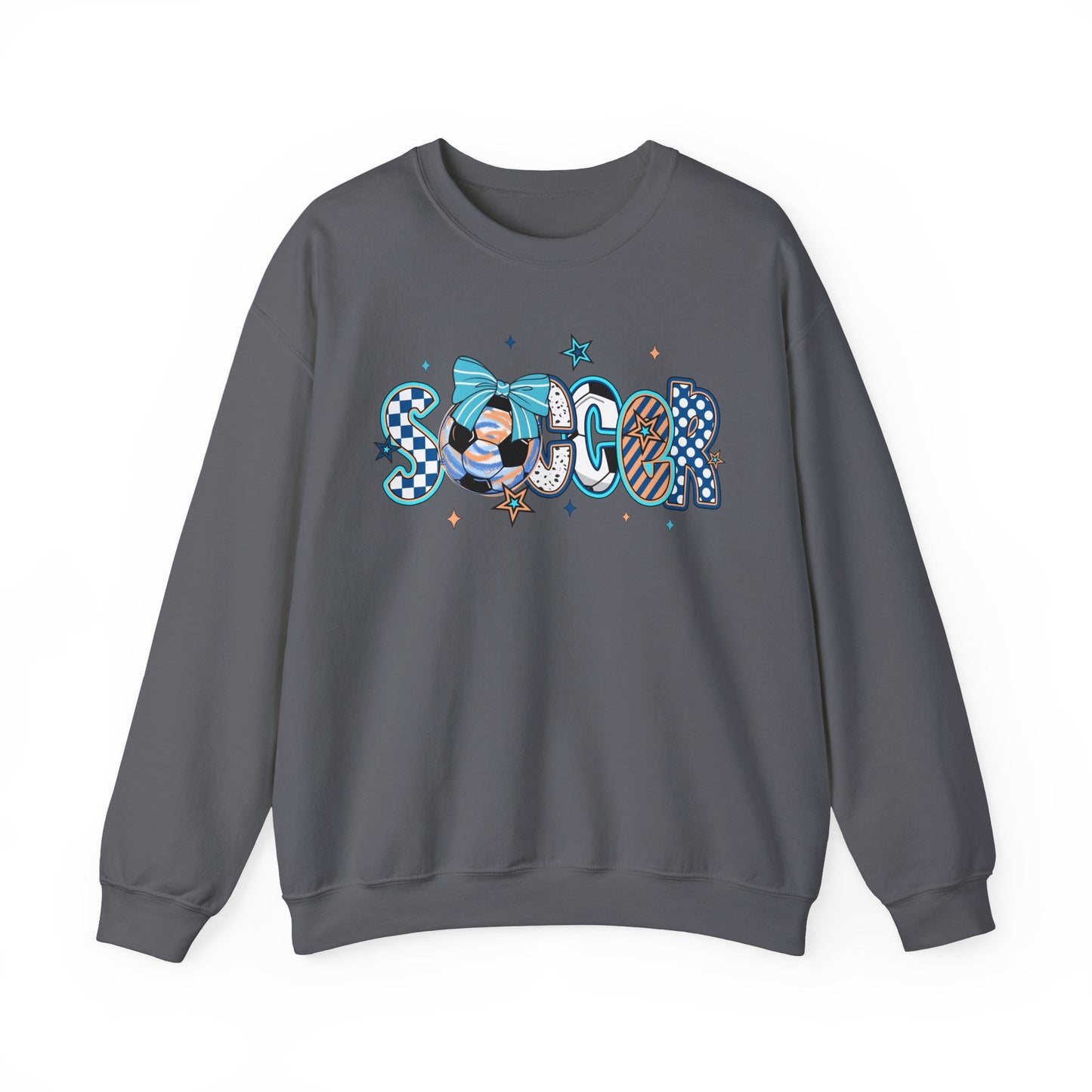 Doodle Soccer Heavy Blend™ Crewneck Sweatshirt
