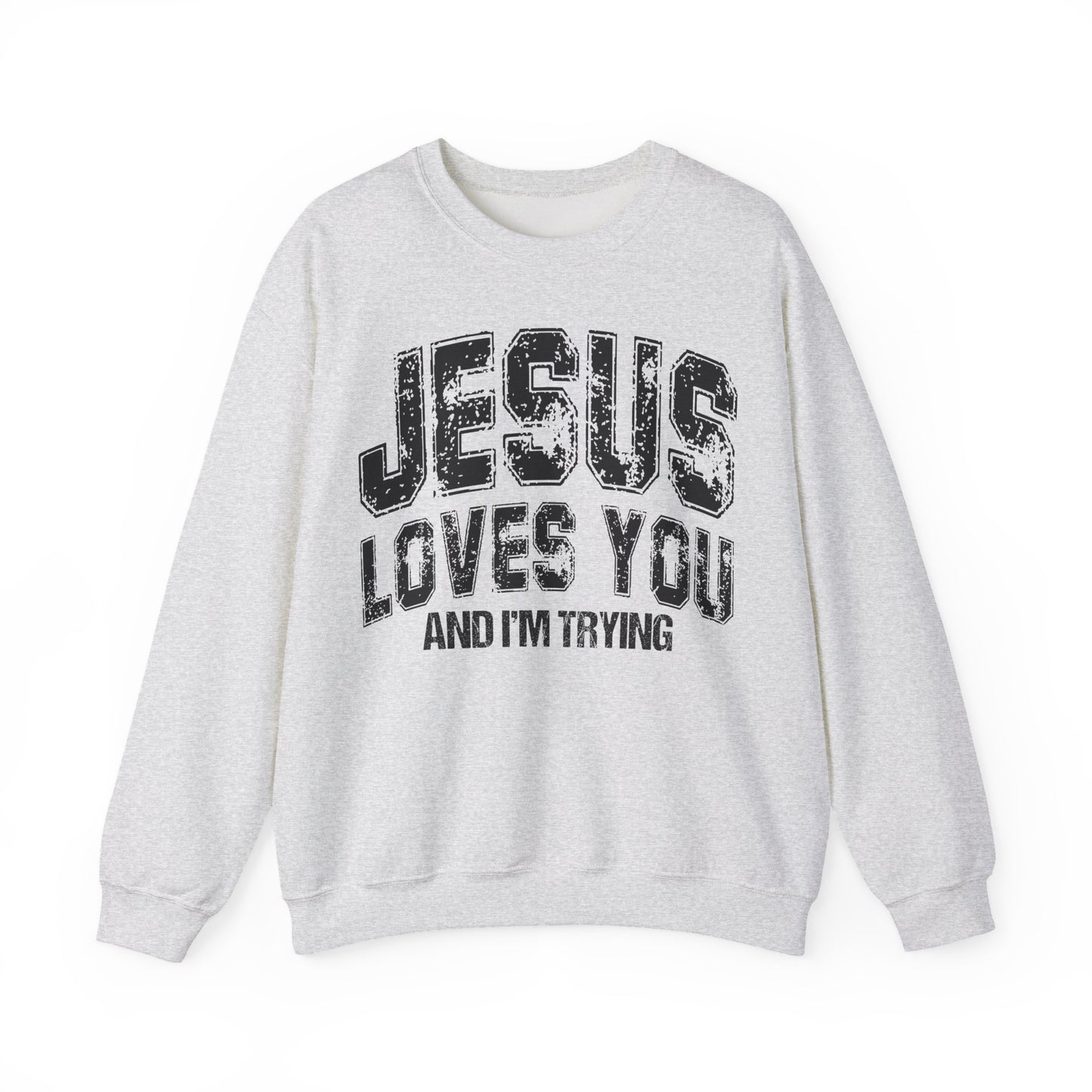 Im Trying Heavy Blend™ Crewneck Sweatshirt