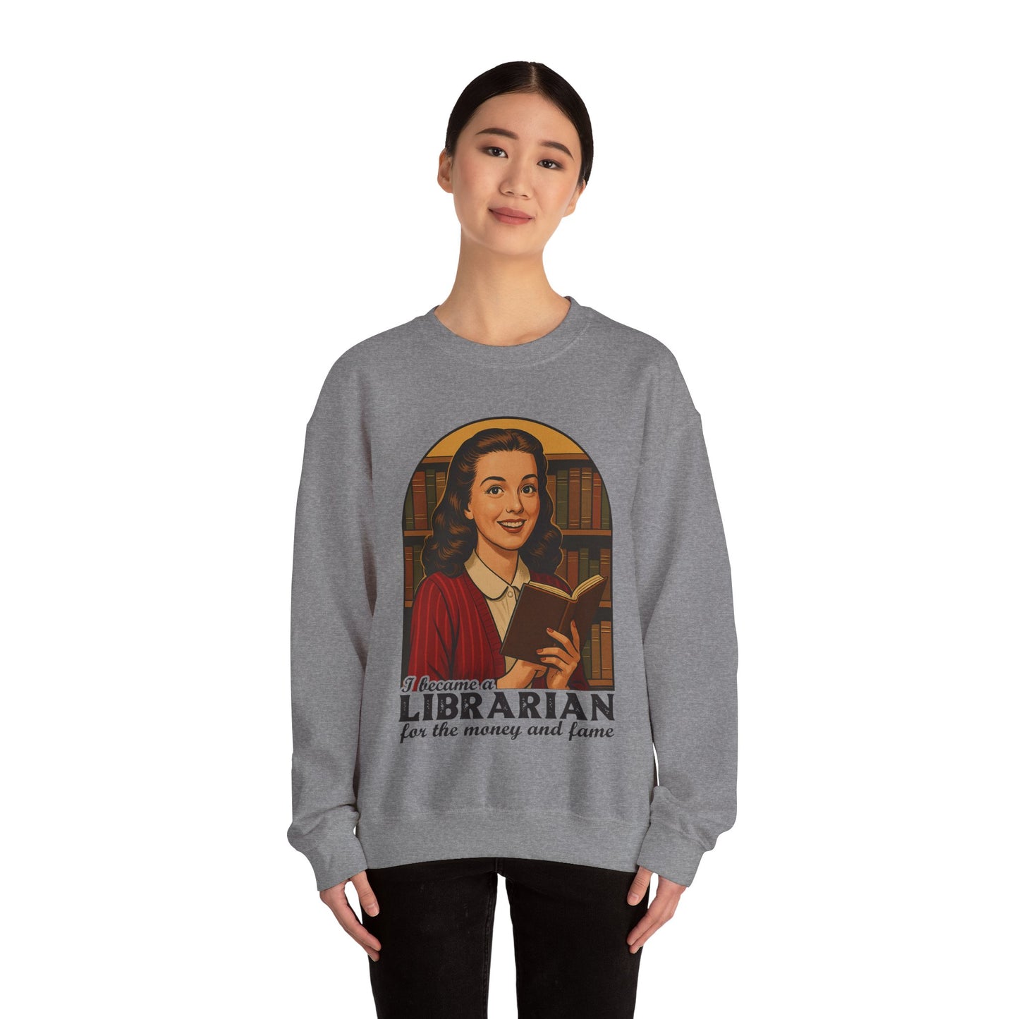 Librarian Heavy Blend™ Crewneck Sweatshirt