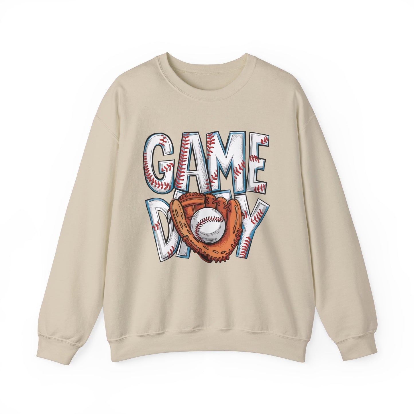 Baseball Game Day Heavy Blend™ Crewneck Sweatshirt