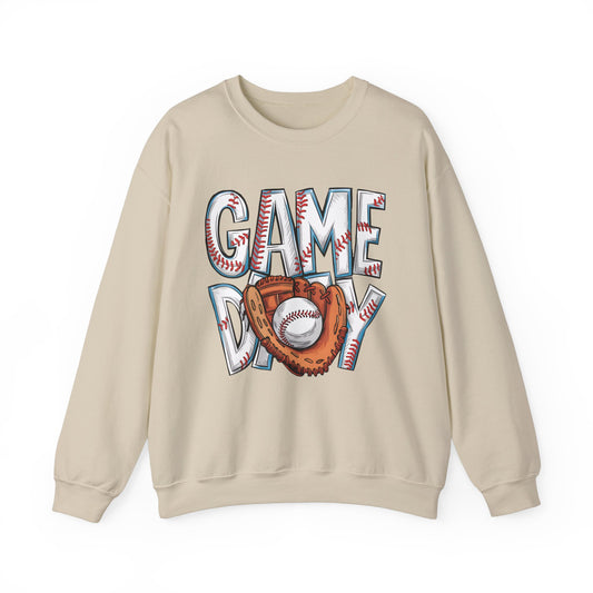 Baseball Game Day Heavy Blend™ Crewneck Sweatshirt