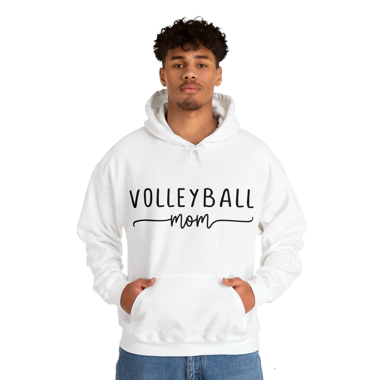 Volleyball MOM Heavy Blend™ Hooded Sweatshirt