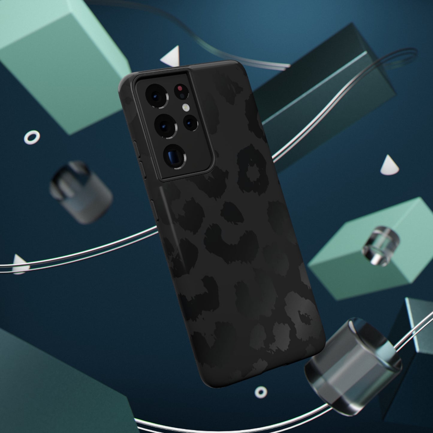 Black Leopard Phone Case