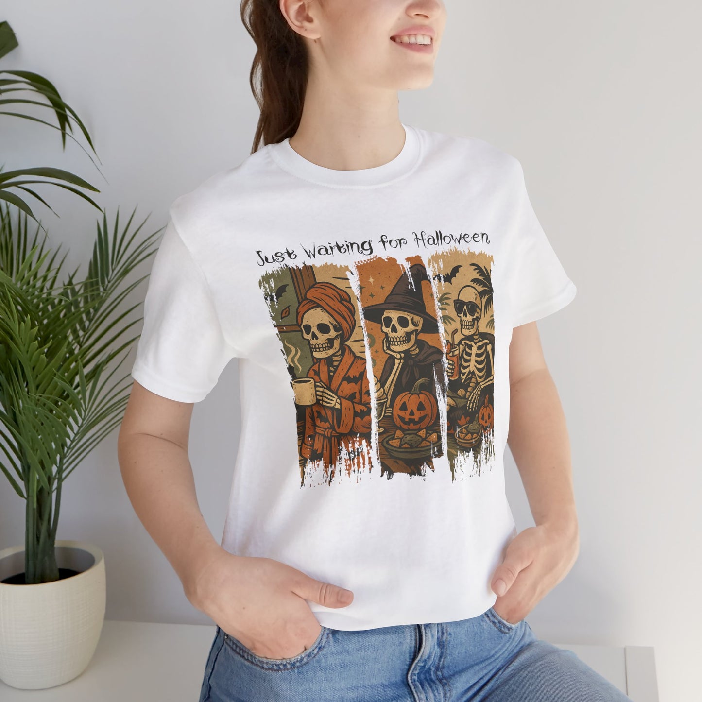Waiting For Halloween Jersey Short Sleeve Tee