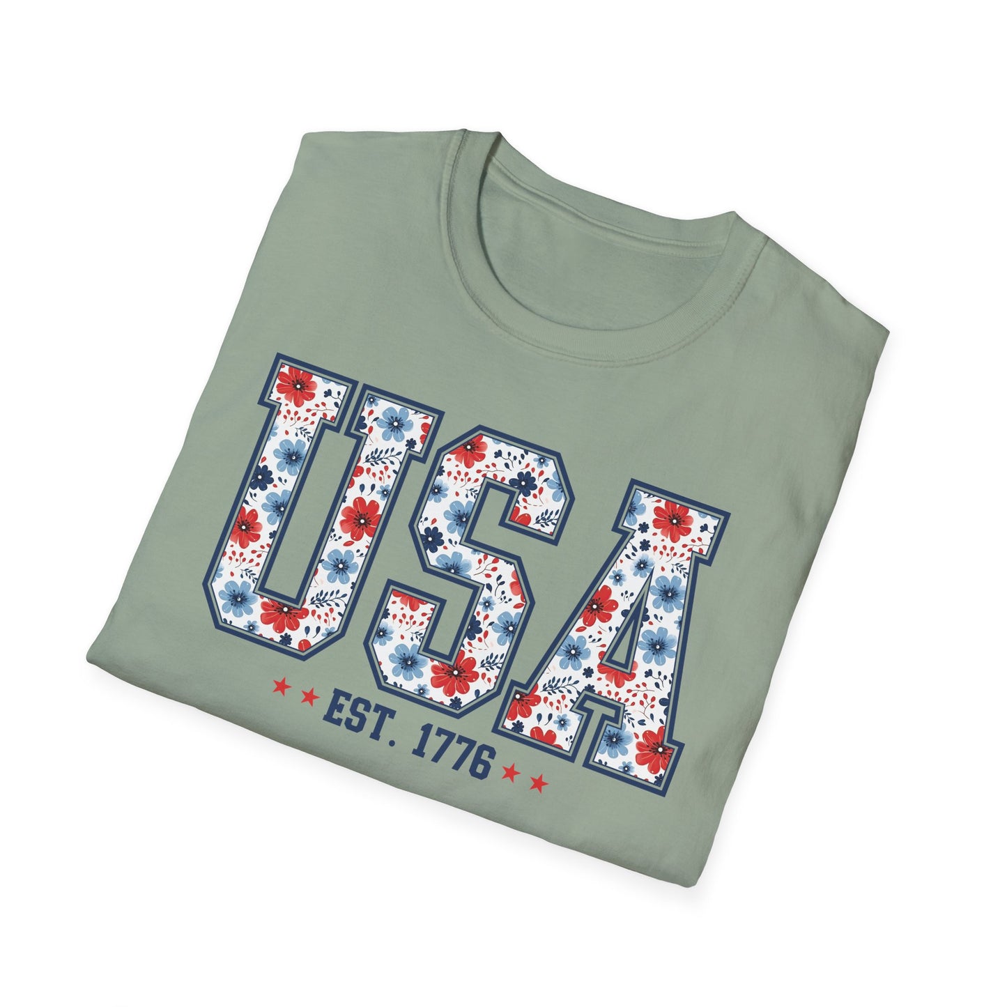 USA EST 1776 Softstyle T-Shirt