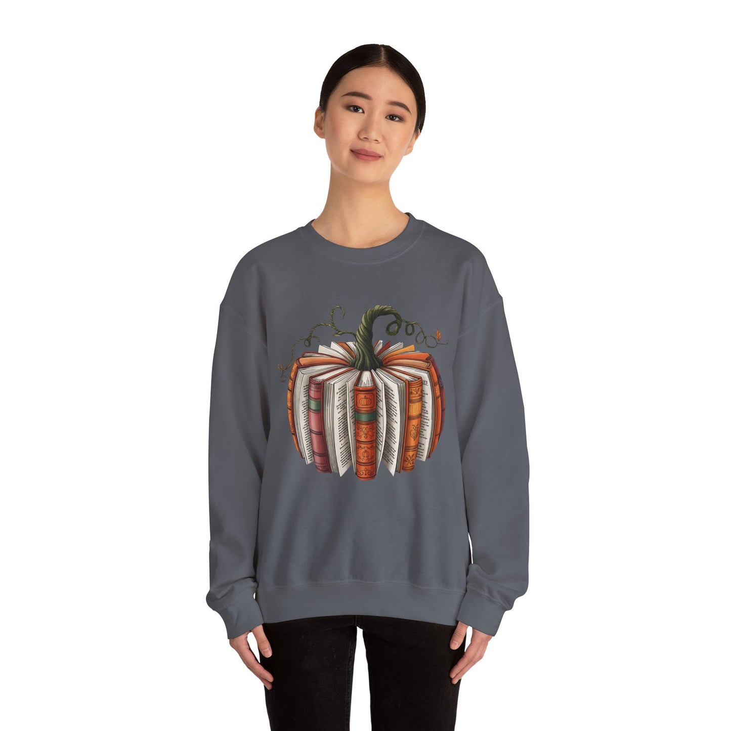 Book Pumpkin Heavy Blend™ Crewneck Sweatshirt