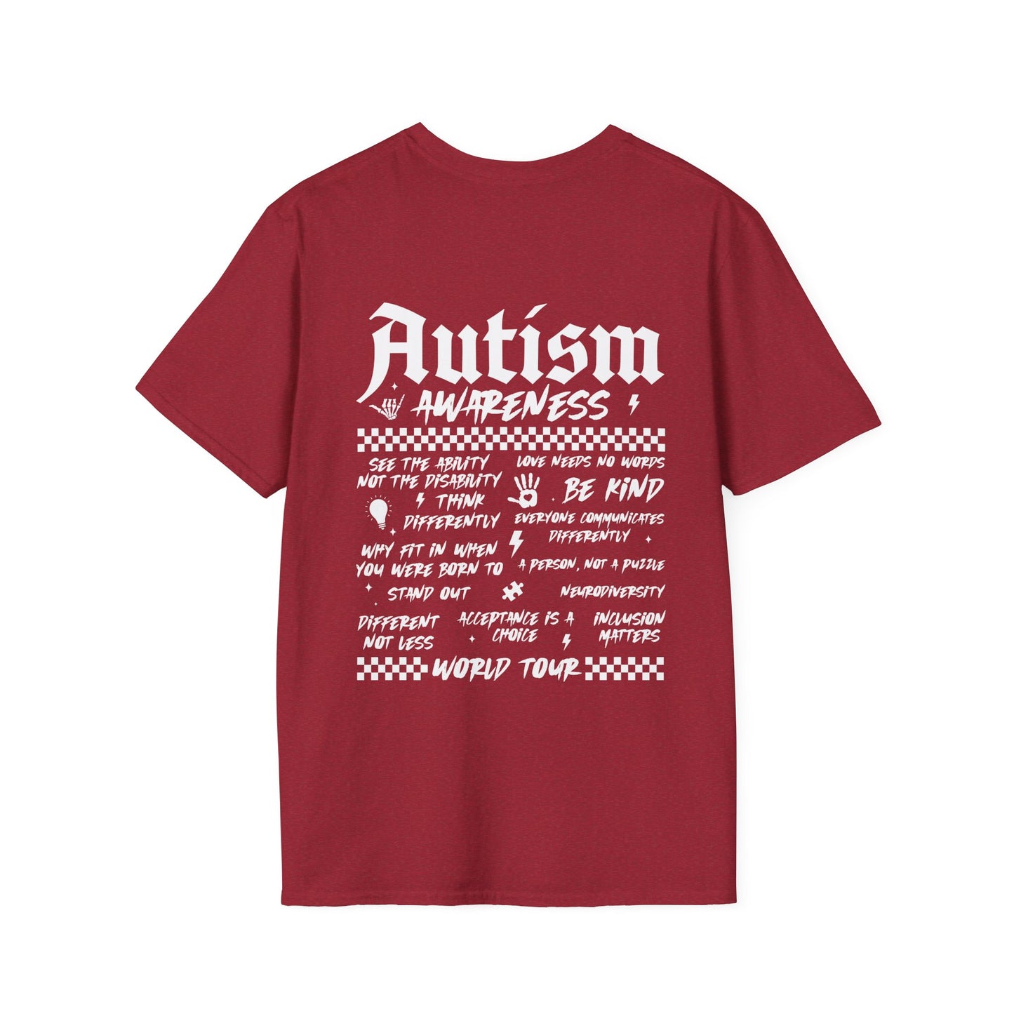 Autism World Tour F/B Softstyle T-Shirt