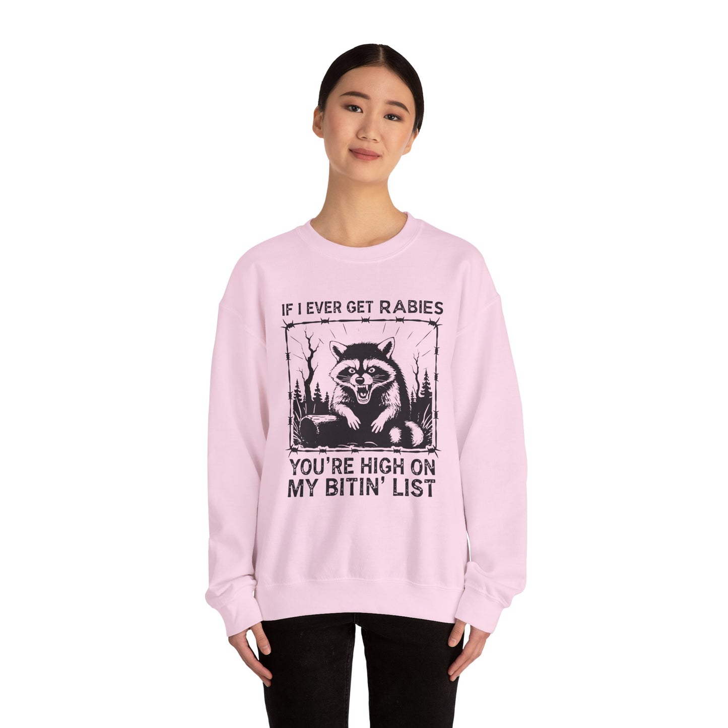 High On My Bitin List Heavy Blend™ Crewneck Sweatshirt