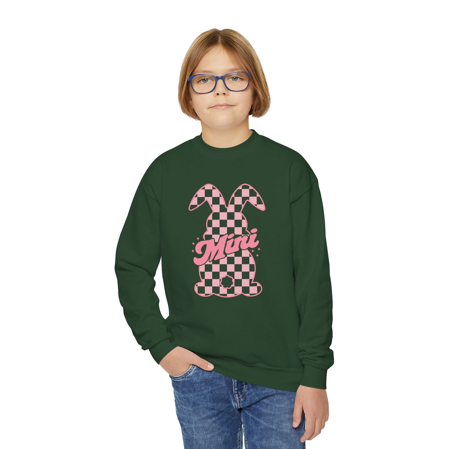 Pink Bunny Mini Crewneck Sweatshirt