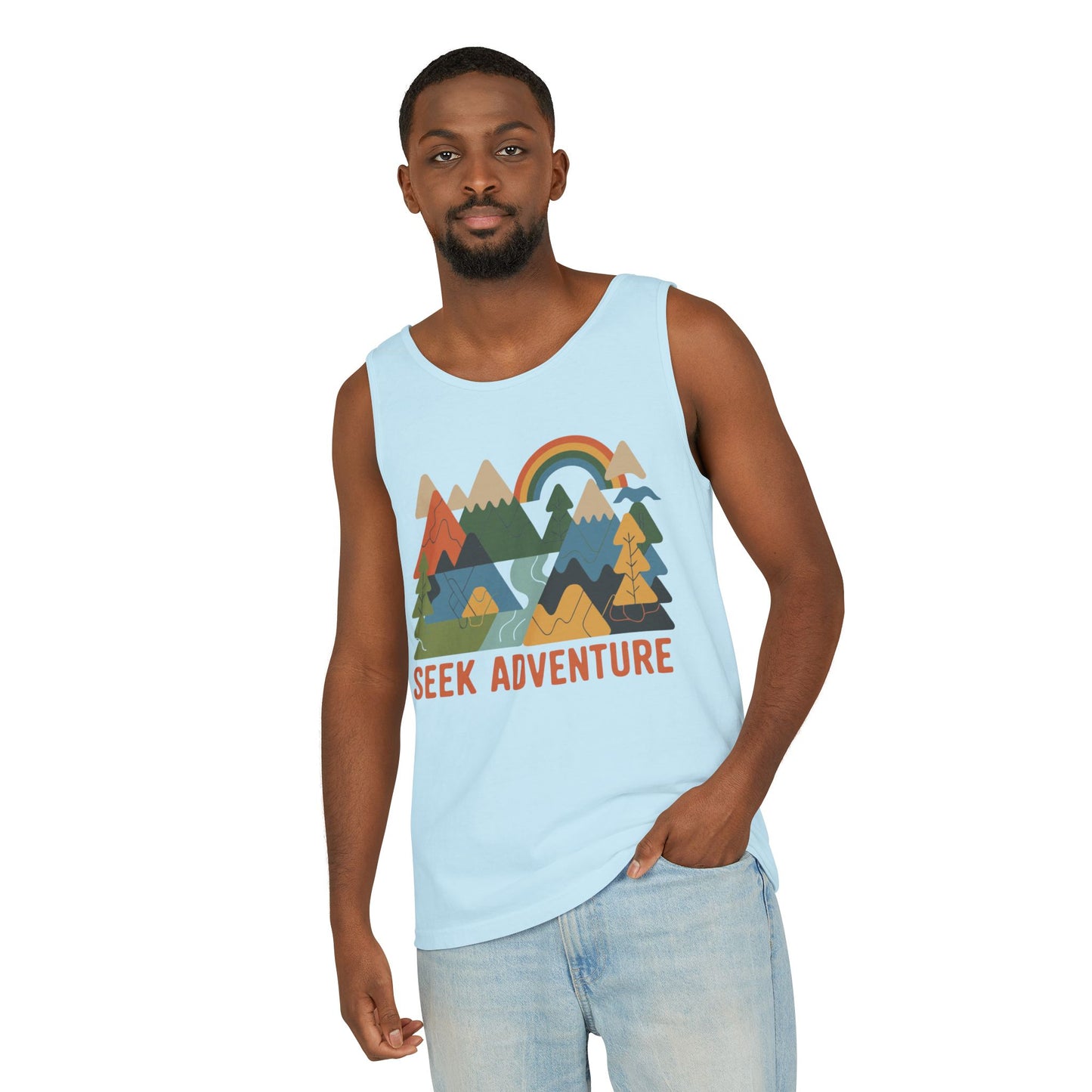 Seek Adventure Garment-Dyed Tank Top