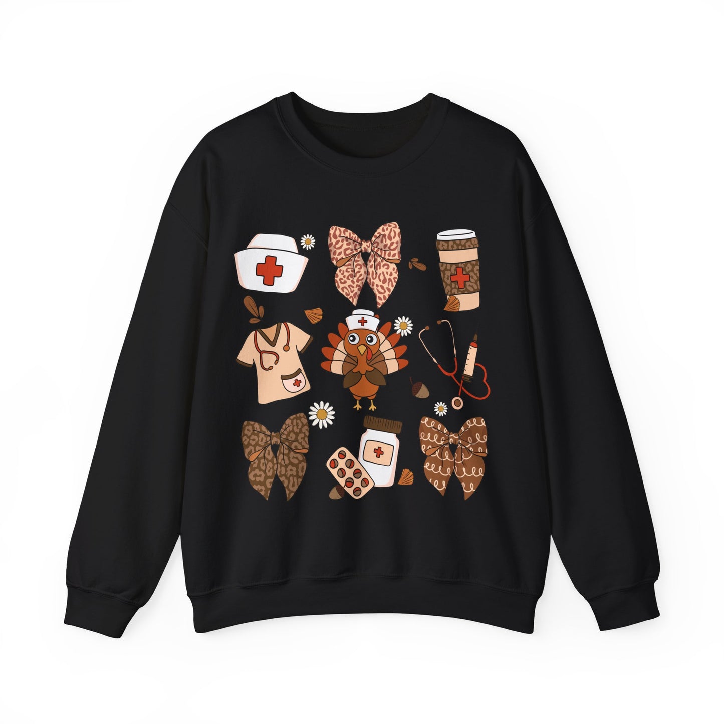 Nurse Turkey Heavy Blend™ Crewneck Sweatshirt