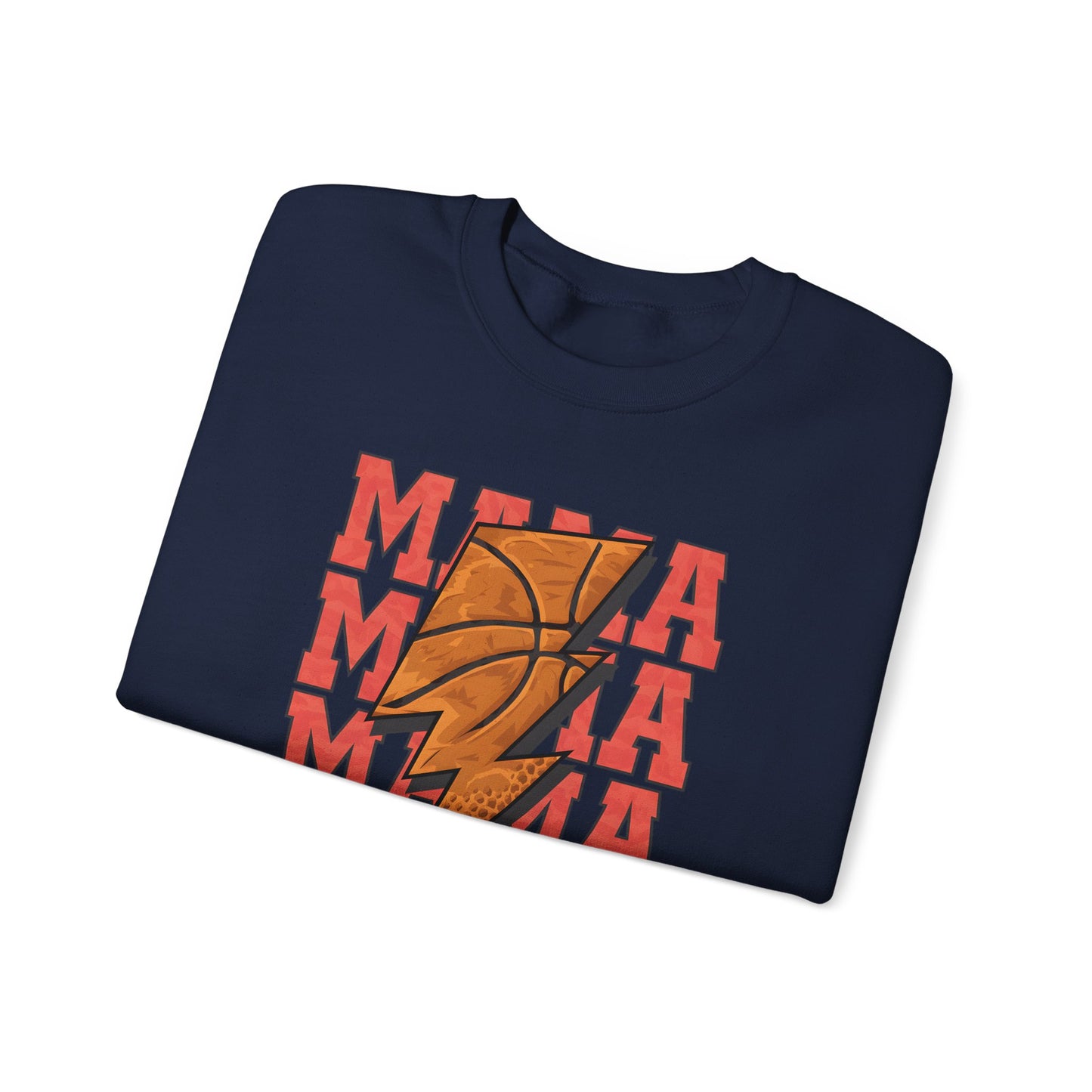 Stacked Basketball Mama Heavy Blend™ Crewneck Sweatshirt