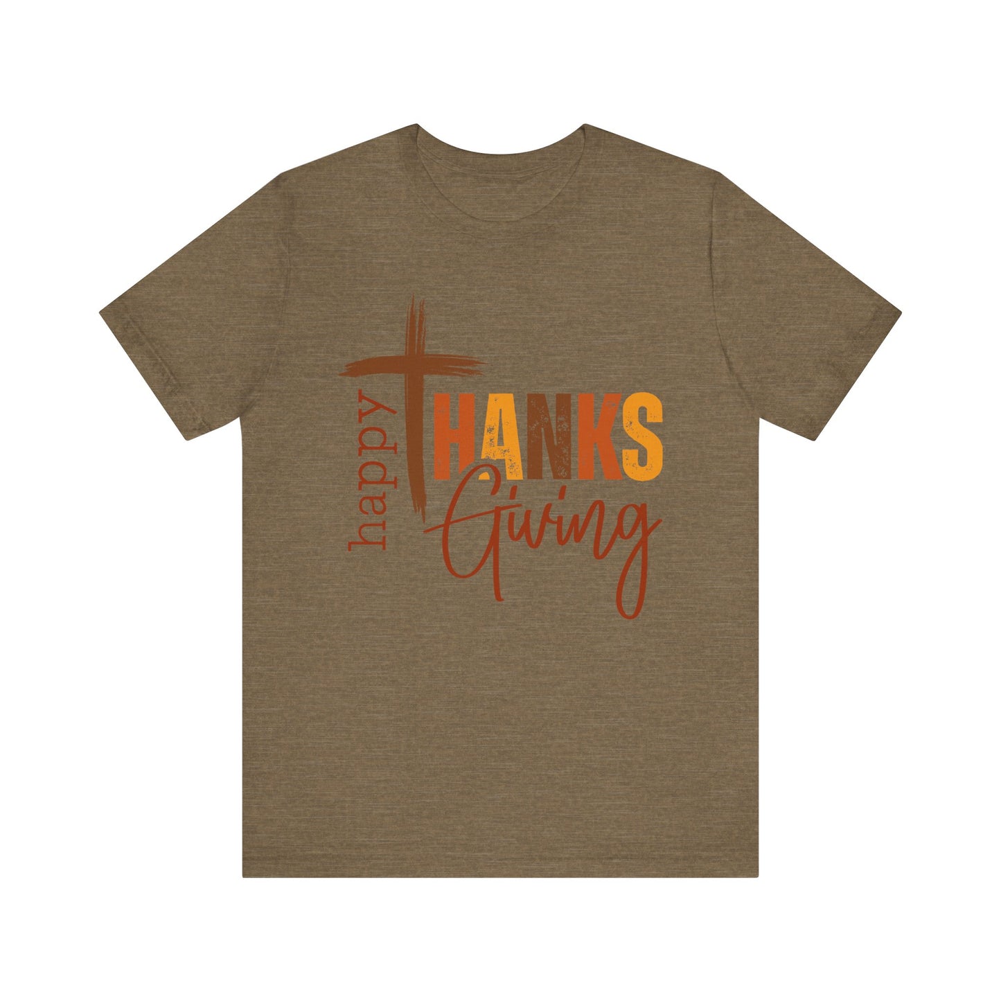 Happy Thanks Giving Jersey Short Sleeve Tee