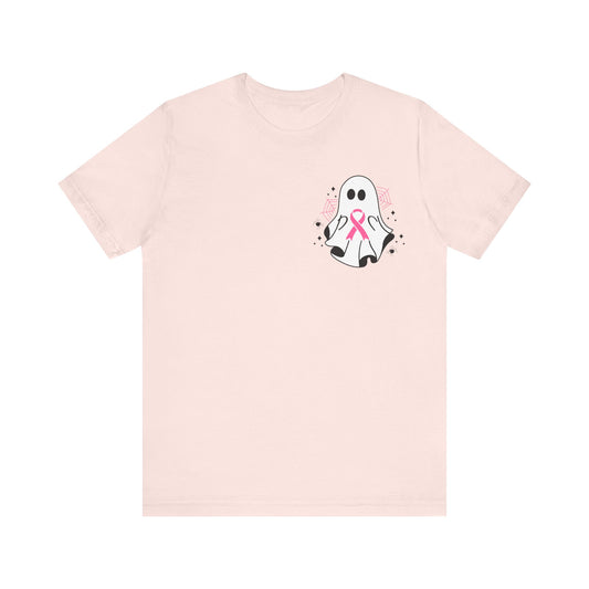 Breast  Cancer Is Boo Sheet Jersey Short Sleeve Tee