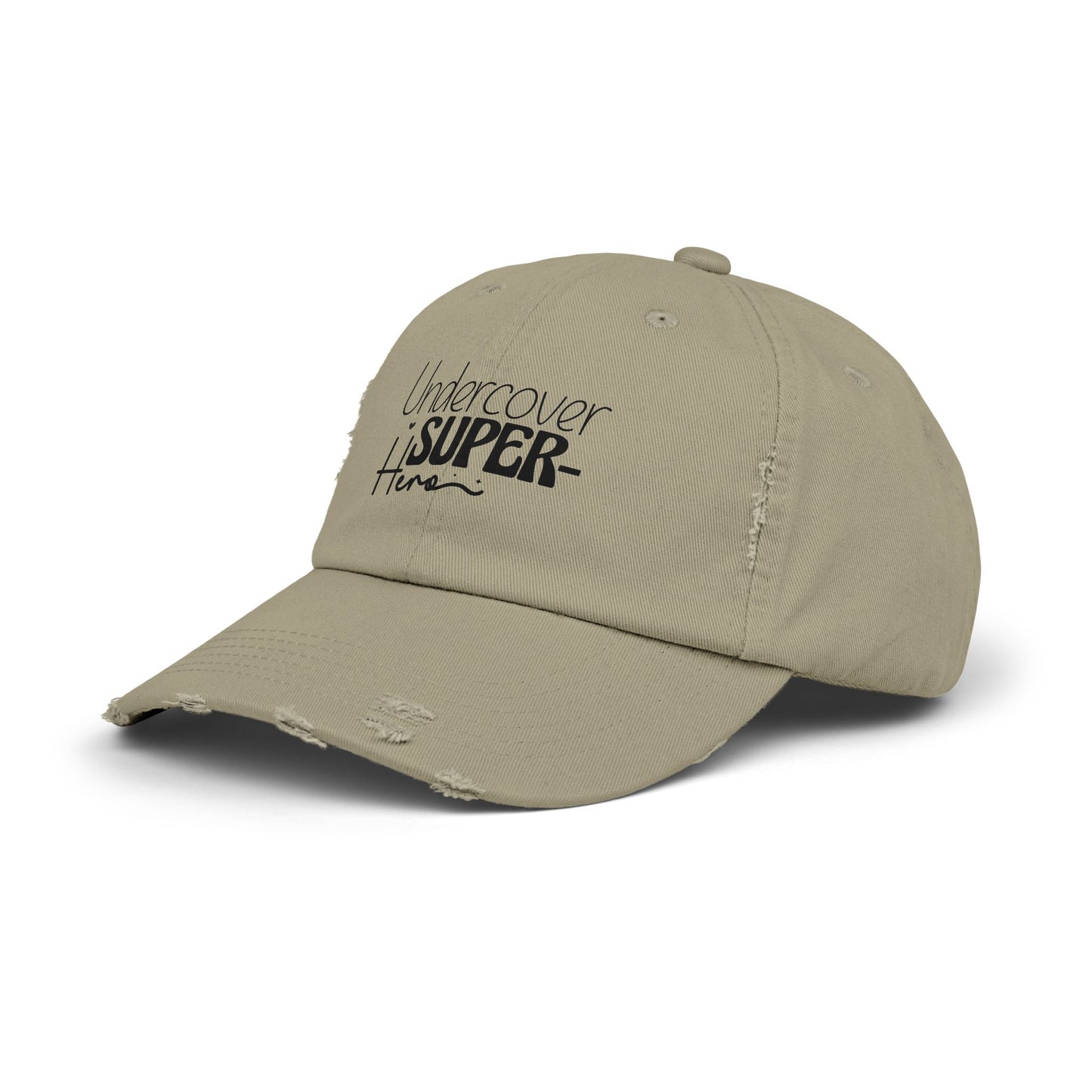 Undercover Super Hero Distressed Cap