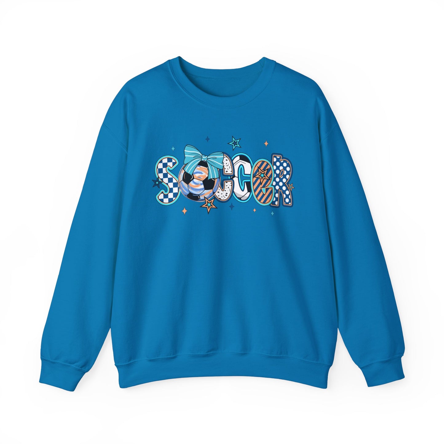 Doodle Soccer Heavy Blend™ Crewneck Sweatshirt