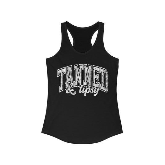 Tanned and Tipsy Women's Ideal Racerback Tank