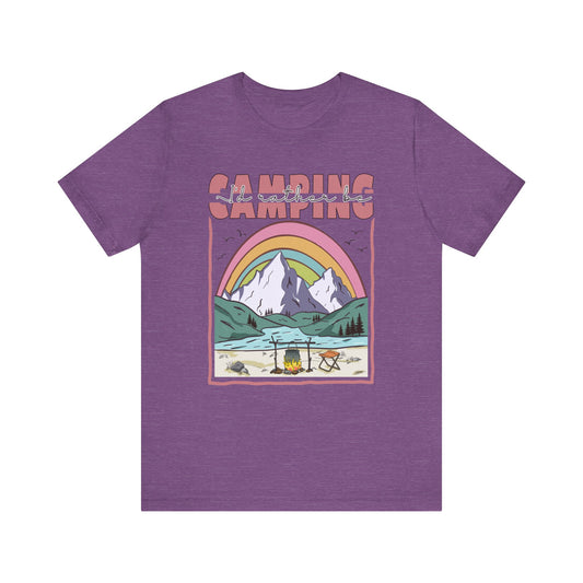 I’d Rather Be Camping Jersey Short Sleeve Tee