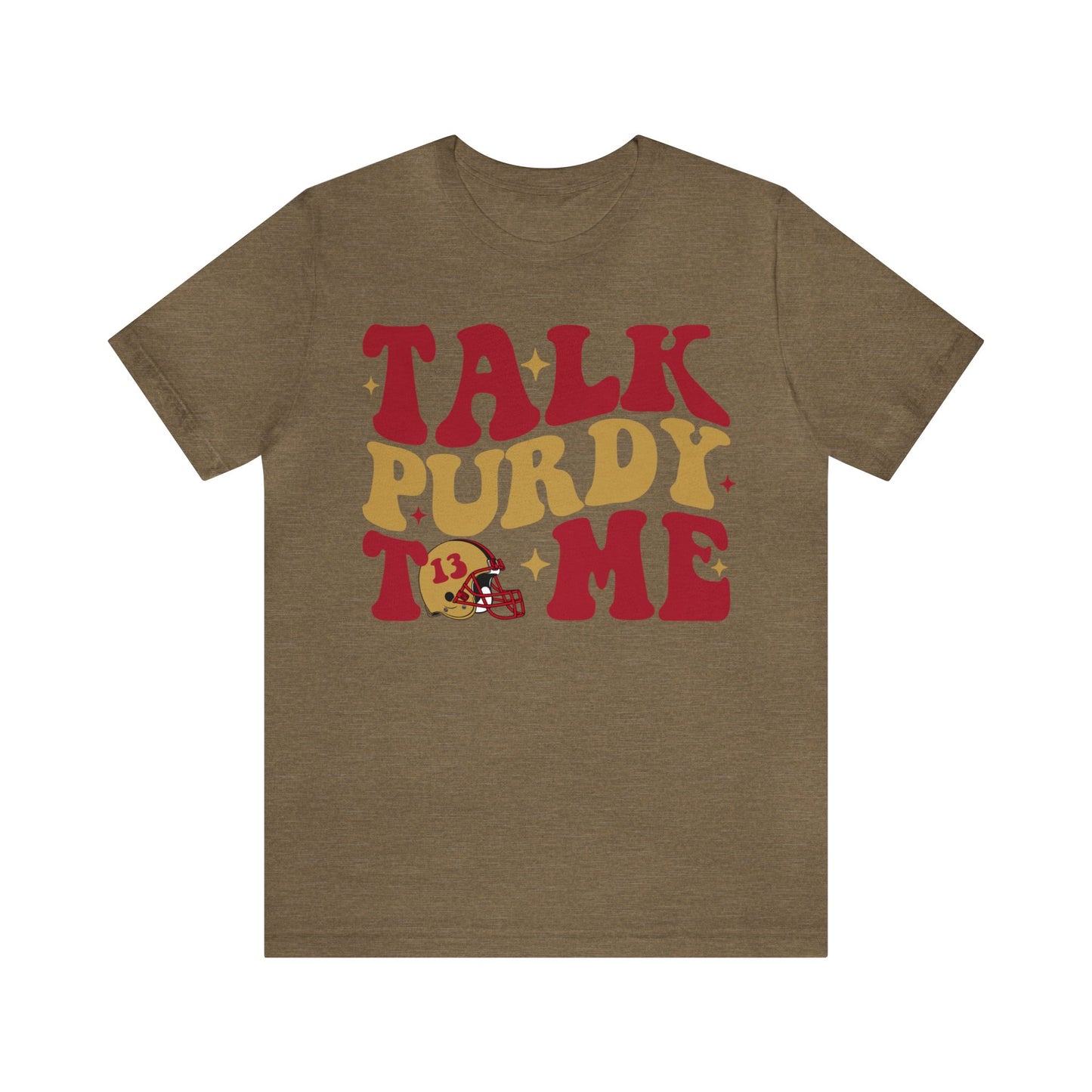 Talk Purdy To Me Jersey Short Sleeve Tee