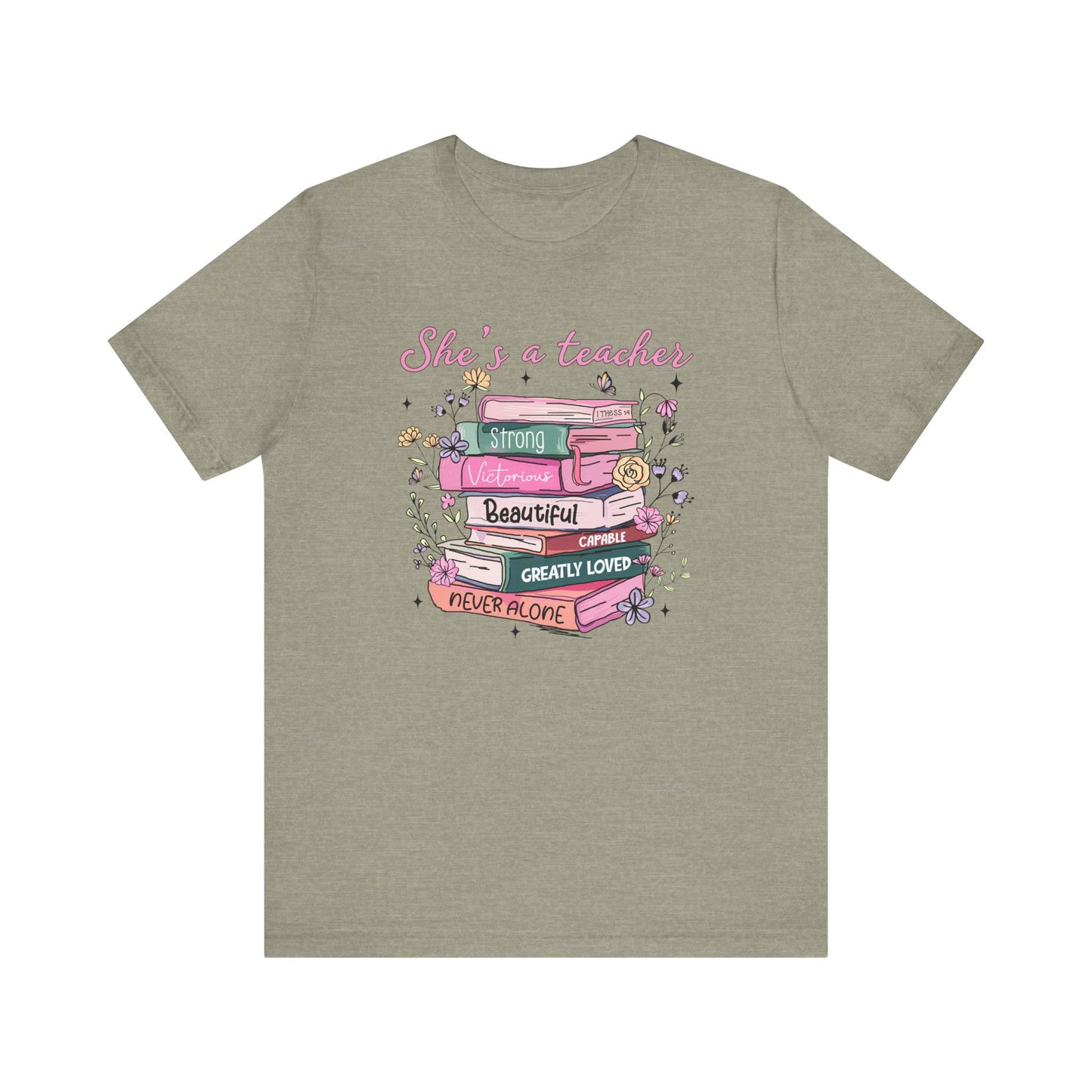 She’s A Teacher Jersey Short Sleeve Tee