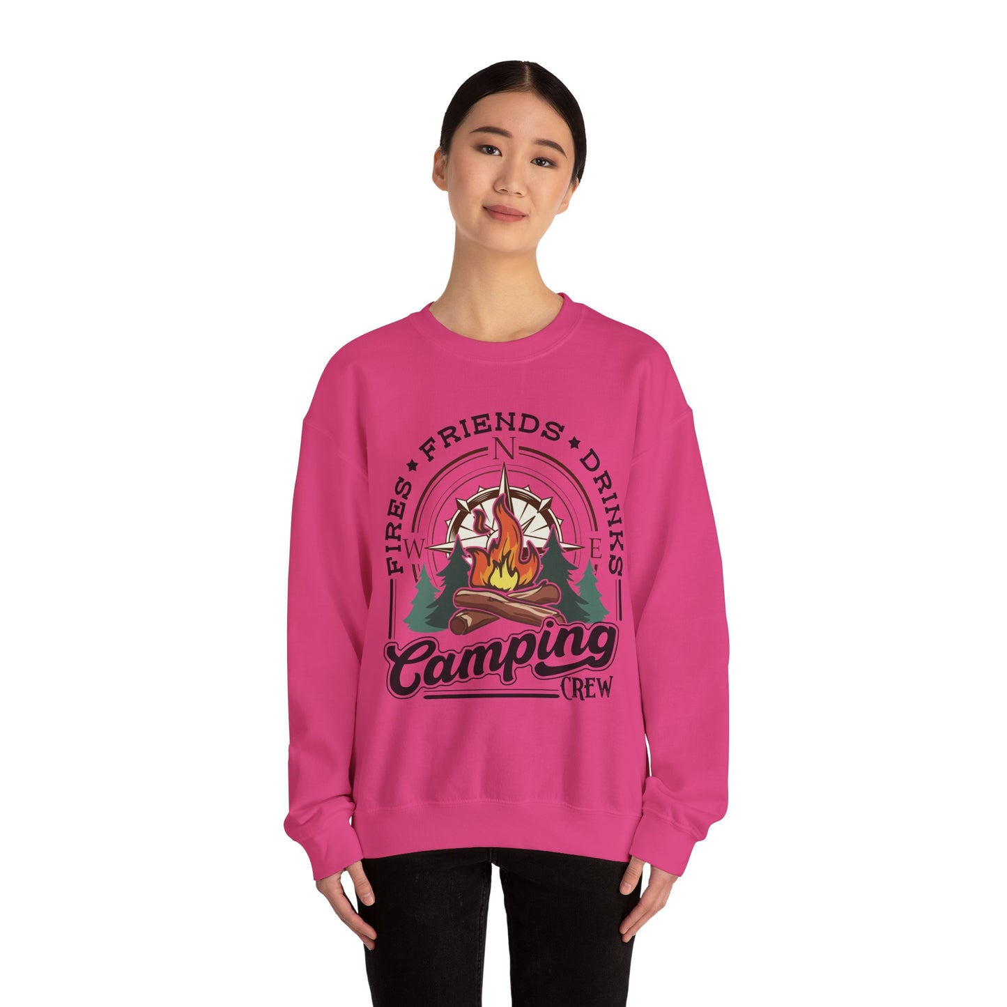 Camping Crew Heavy Blend™ Crewneck Sweatshirt