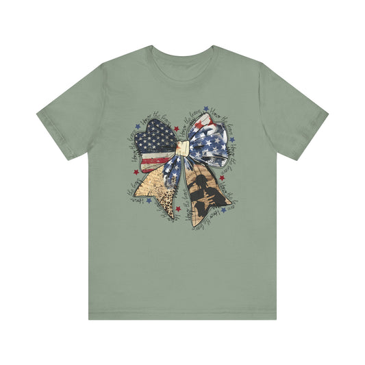 Honor The Brave Jersey Short Sleeve Tee