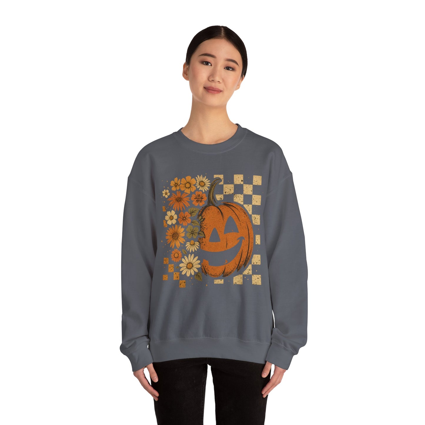 Vintage Jack-o’-lantern Heavy Blend™ Crewneck Sweatshirt