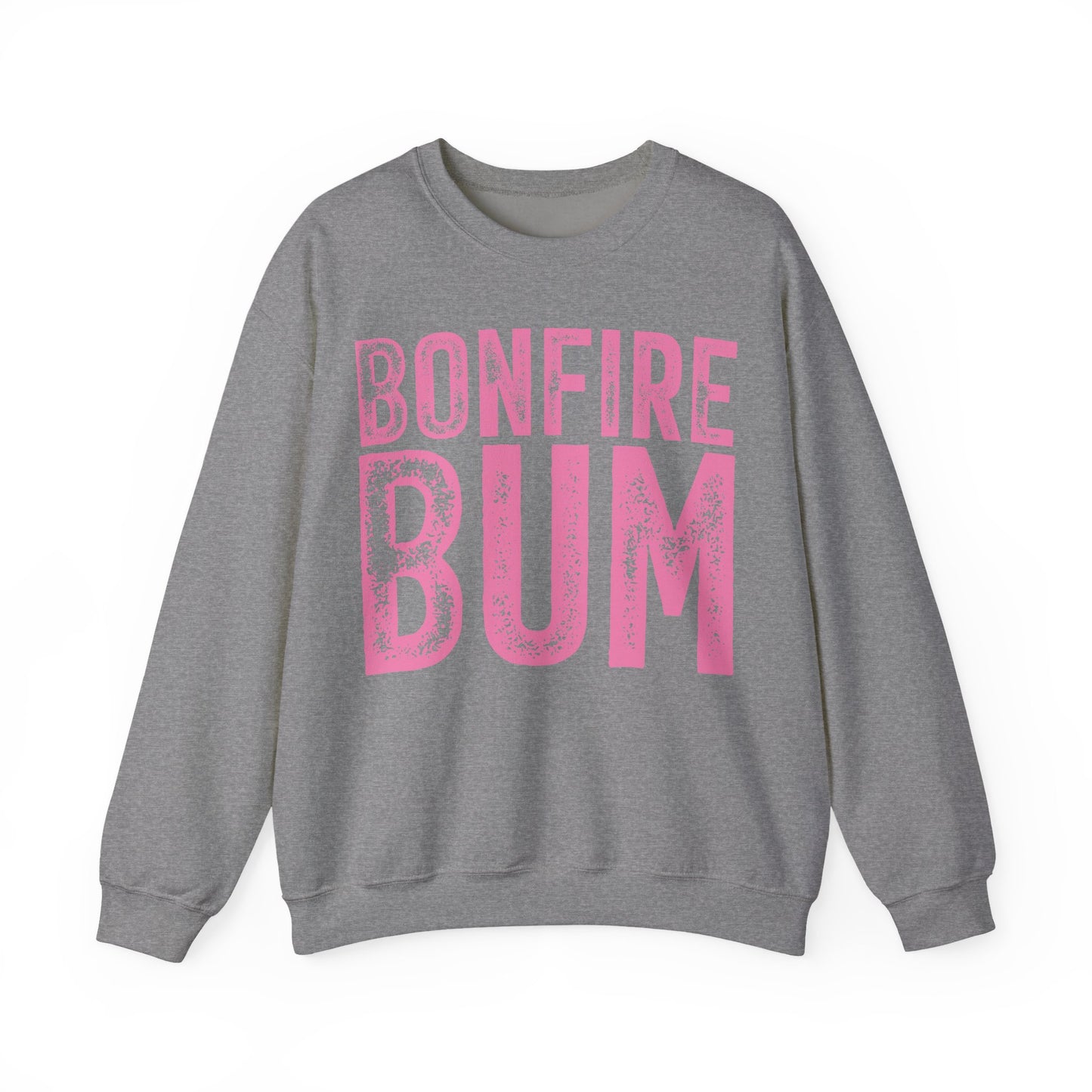 Pink Bonfire Bum Heavy Blend™ Crewneck Sweatshirt
