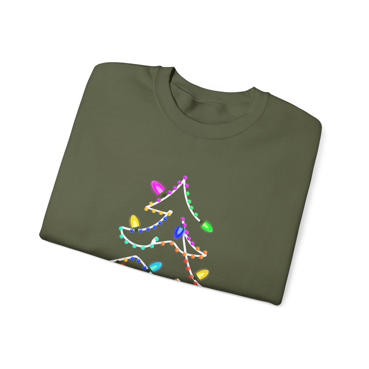 Lighted Christmas Tree  Heavy Blend™ Crewneck Sweatshirt