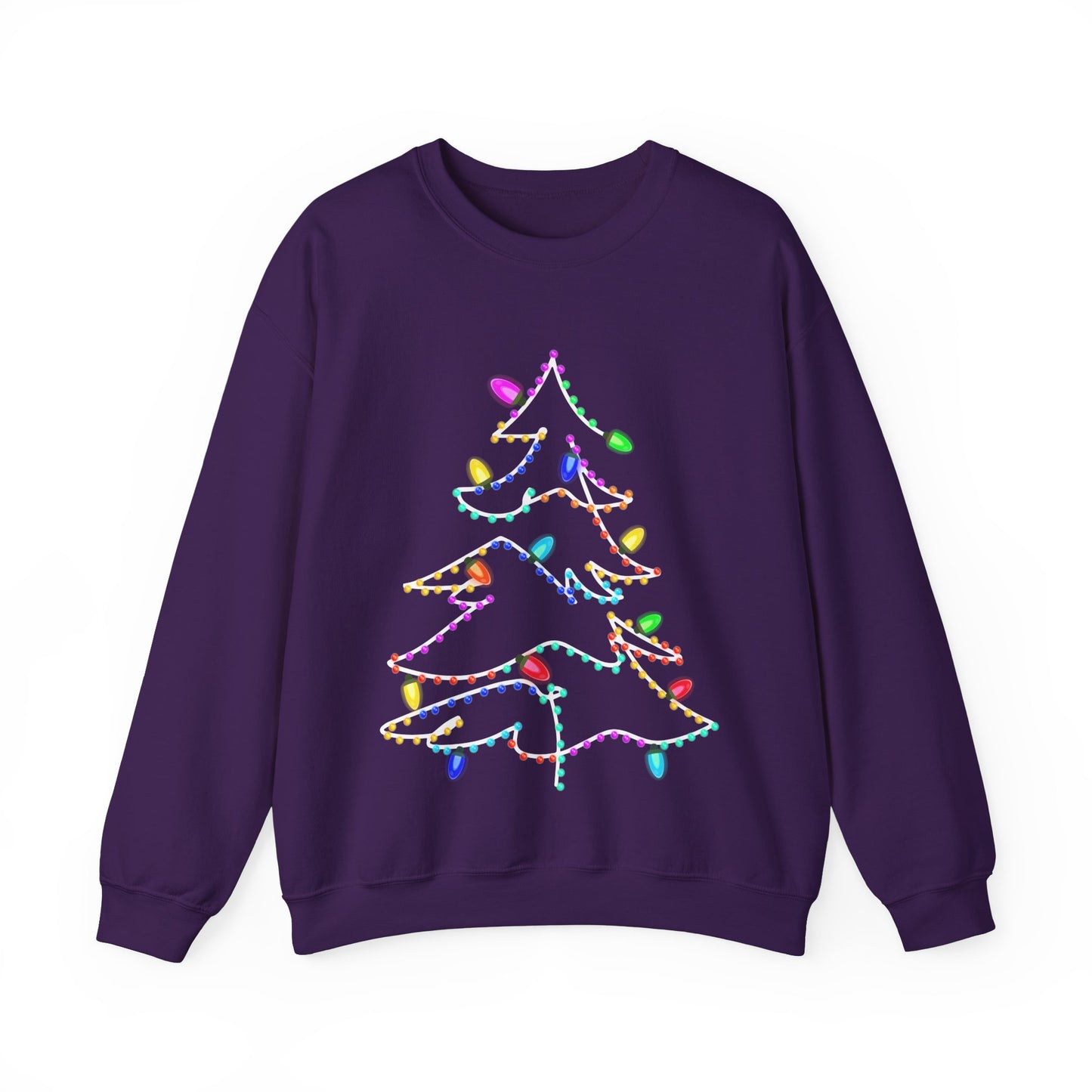 Lighted Christmas Tree  Heavy Blend™ Crewneck Sweatshirt