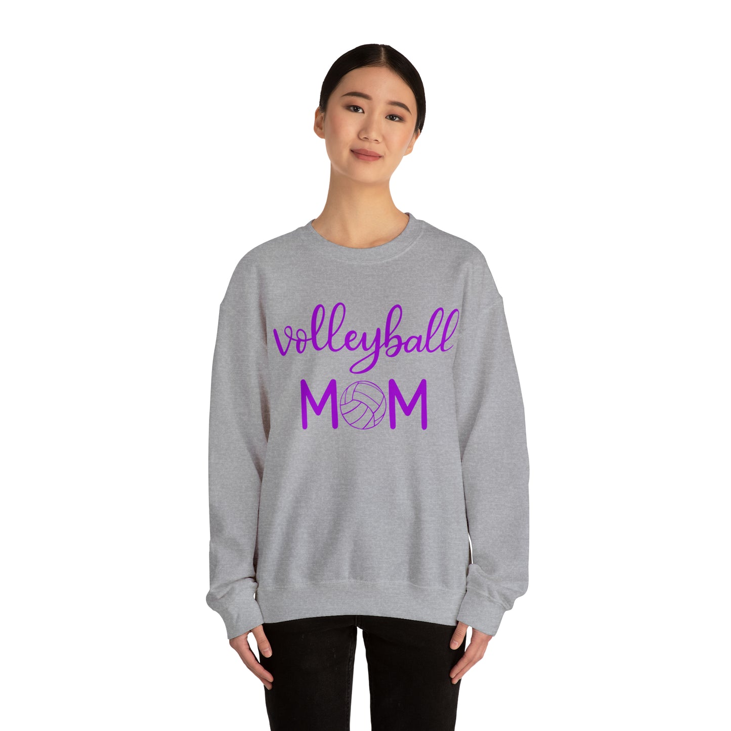 Volleyball Mom Heavy Blend™ Crewneck Sweatshirt