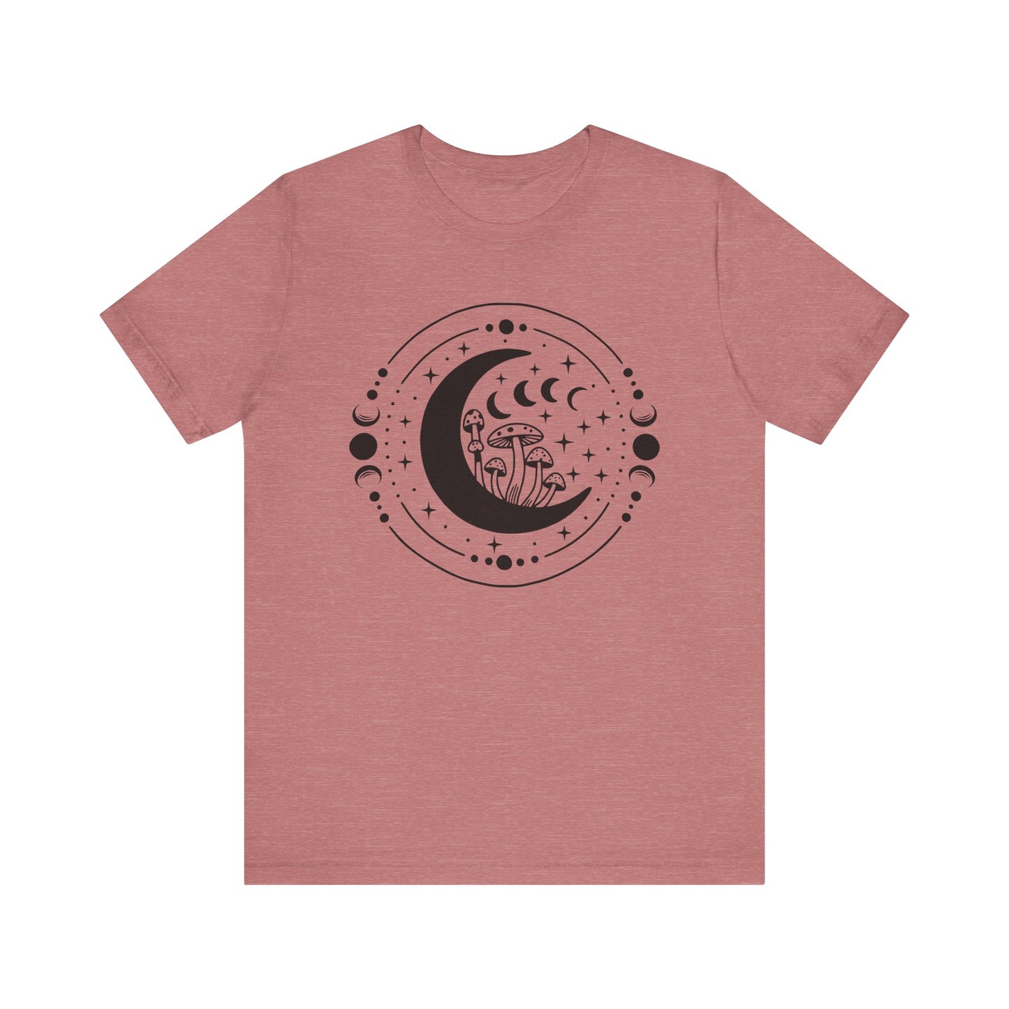 Moon and Mushroom Jersey Short Sleeve Tee