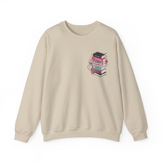 The Stack of Books  Heavy Blend™ Crewneck Sweatshirt