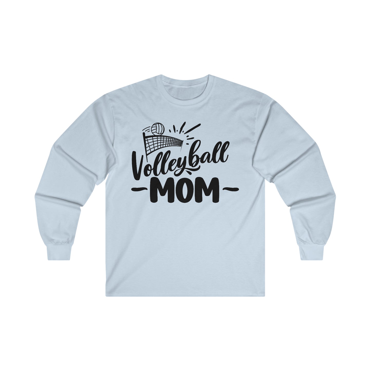 Volleyball -Mom- Ultra Cotton Long Sleeve Tee