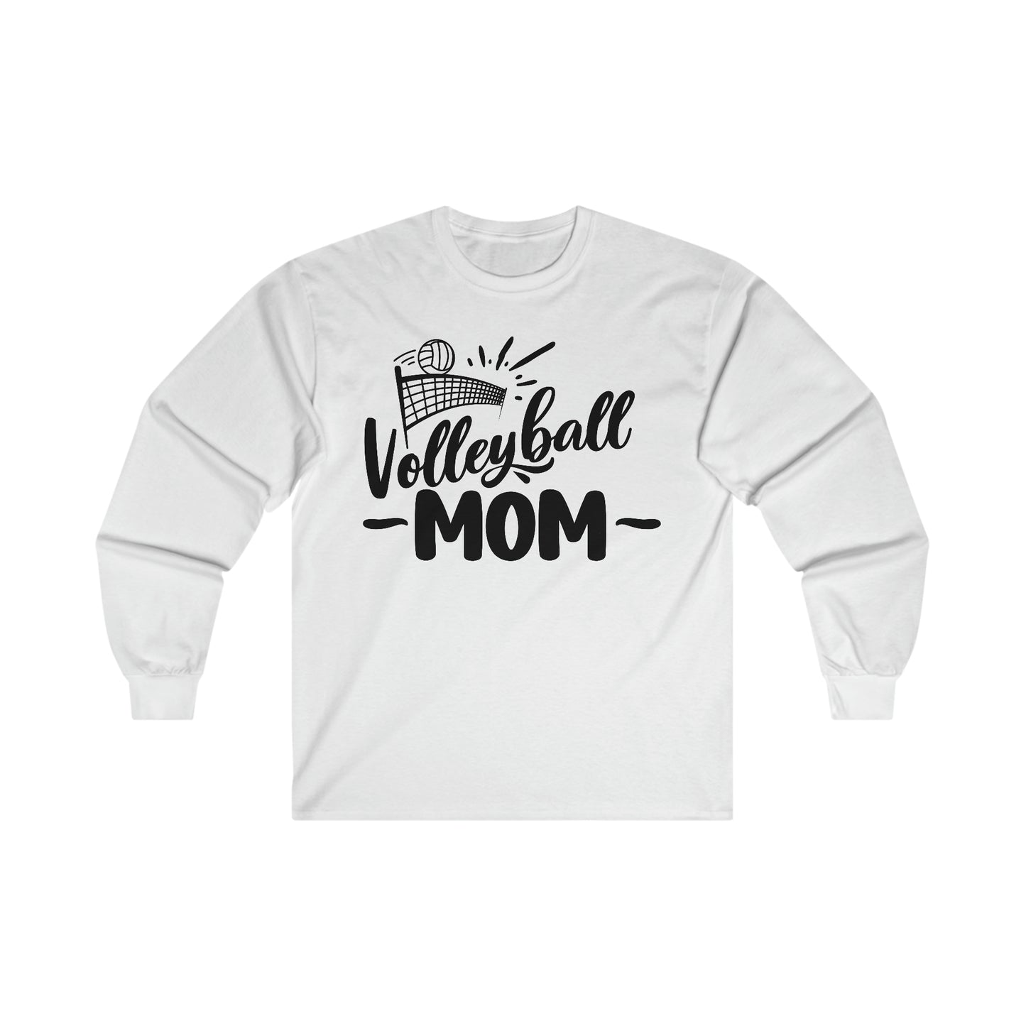 Volleyball -Mom- Ultra Cotton Long Sleeve Tee