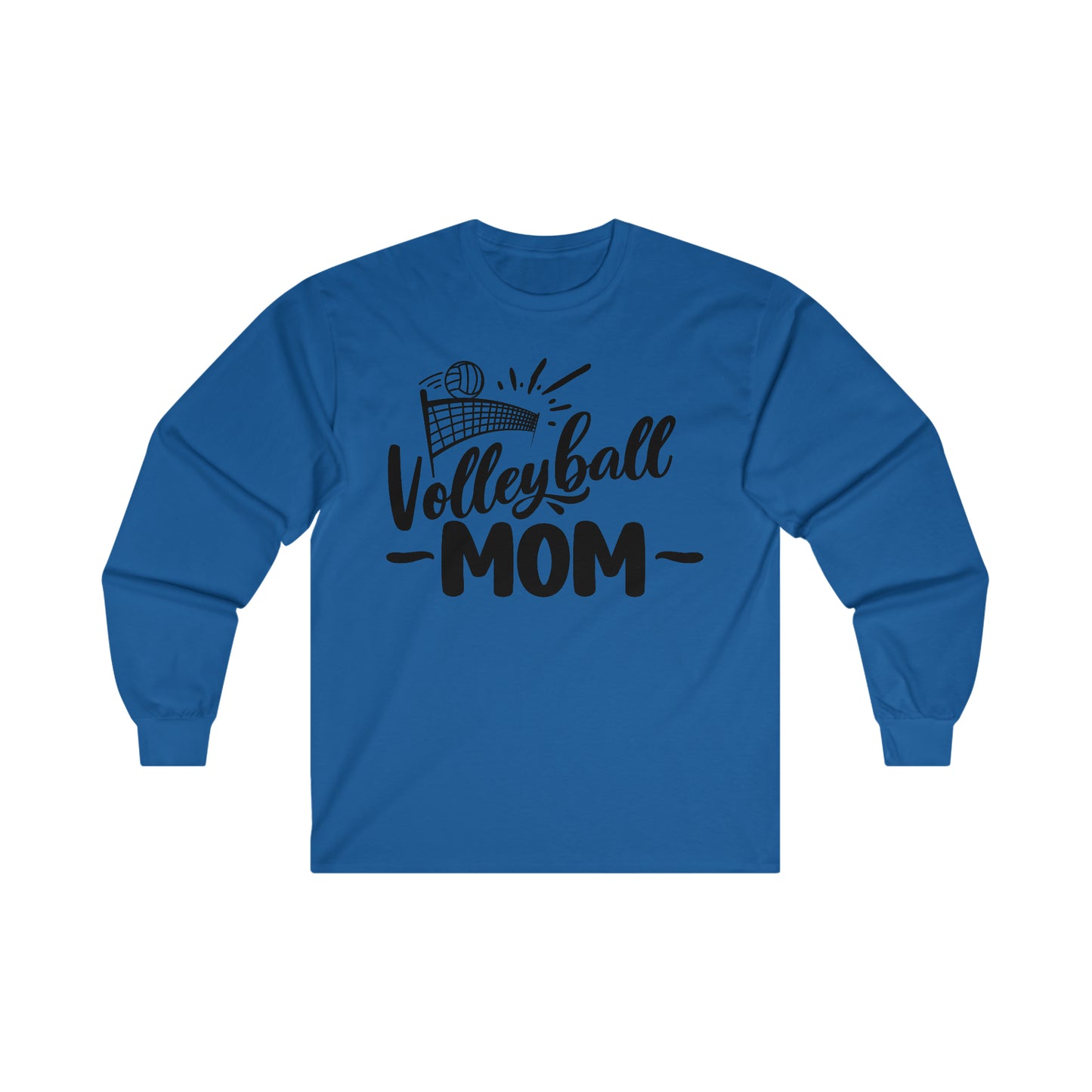 Volleyball -Mom- Ultra Cotton Long Sleeve Tee
