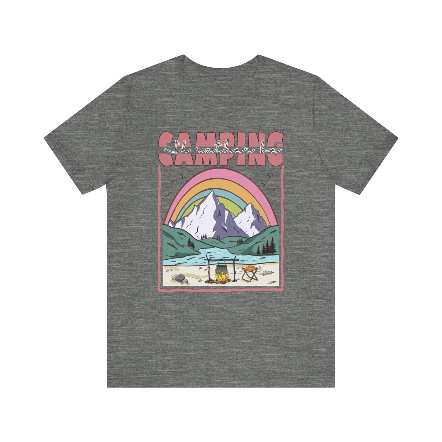 I’d Rather Be Camping Jersey Short Sleeve Tee
