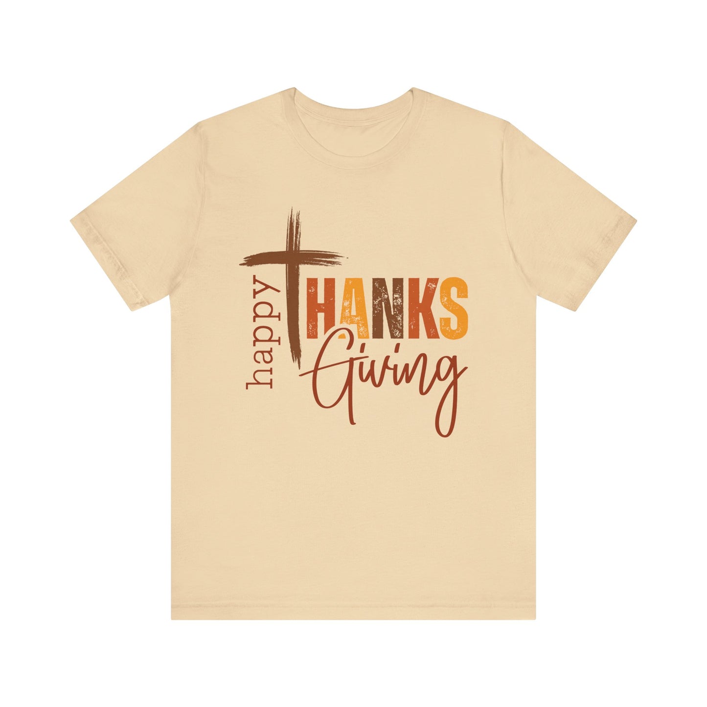 Happy Thanks Giving Jersey Short Sleeve Tee