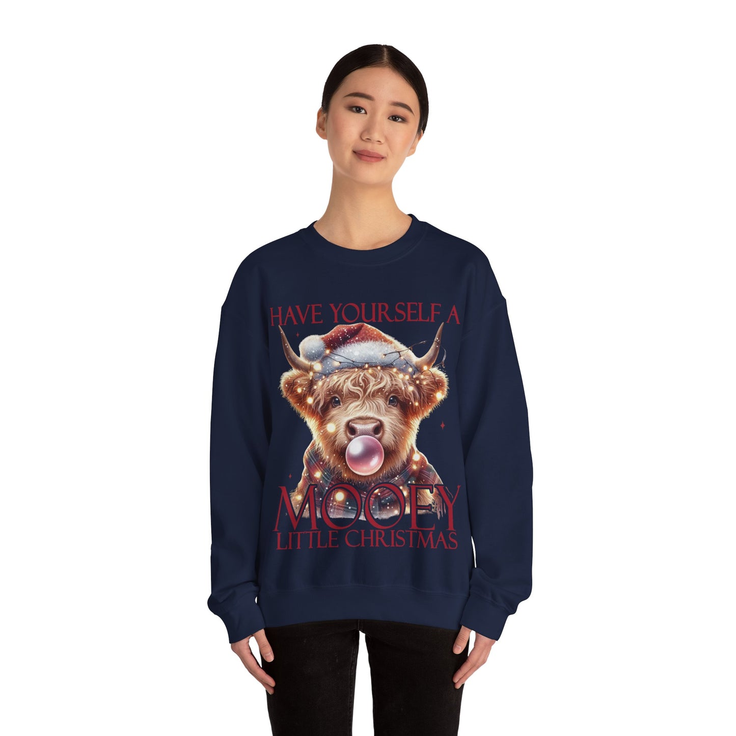 Mooey Little Christmas Heavy Blend™ Crewneck Sweatshirt