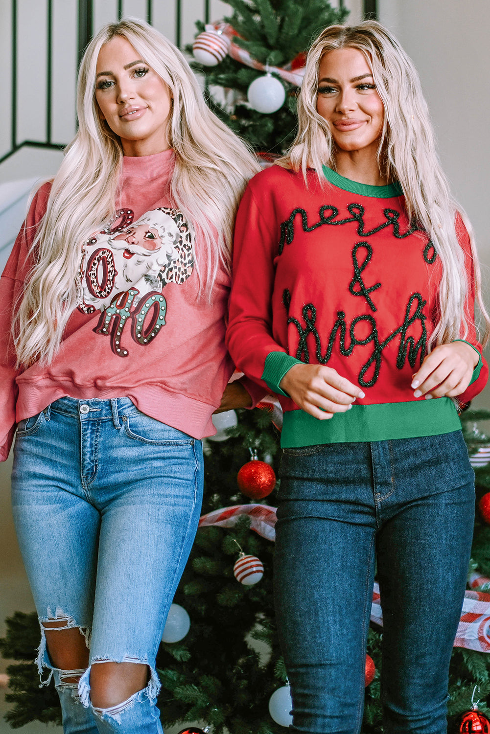 Black Plus Size Cheers Glitter Tinsel Short Sleeve Sweater
